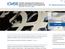 Tablet Screenshot of icmseconf.org